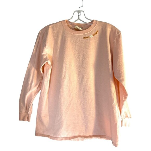 Simply Southern Other - Simply Southern Girls Graphic Tee Long Sleeves Melon Size Youth L